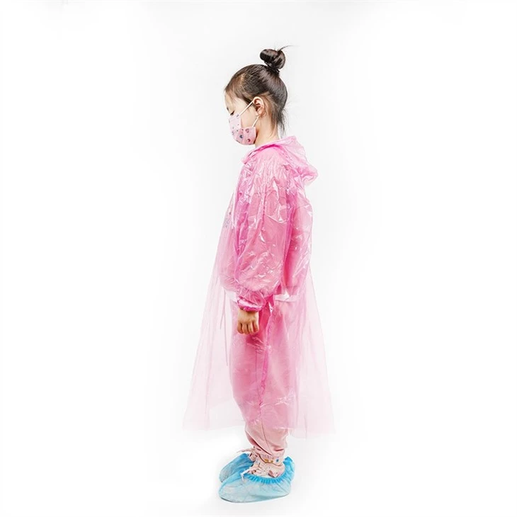 Pink raincoat for girl 3