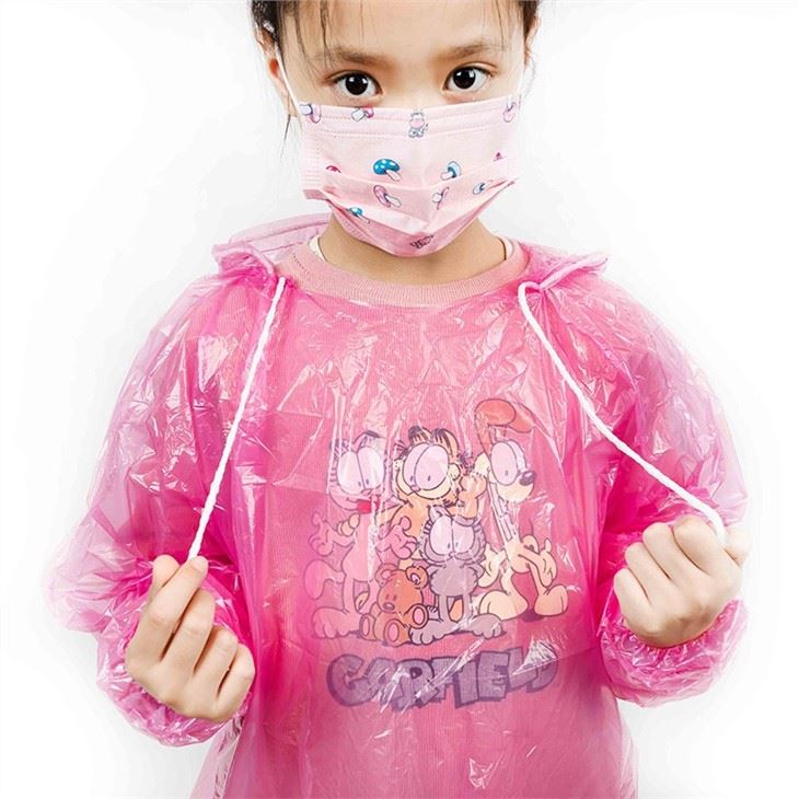 Pink raincoat for girl 4